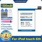100% Оригинальный LOSONCOER 1500 мАч A1641 Аккумулятор для iPod Touch 6-го поколения 6 6G + Бесплатные инструменты