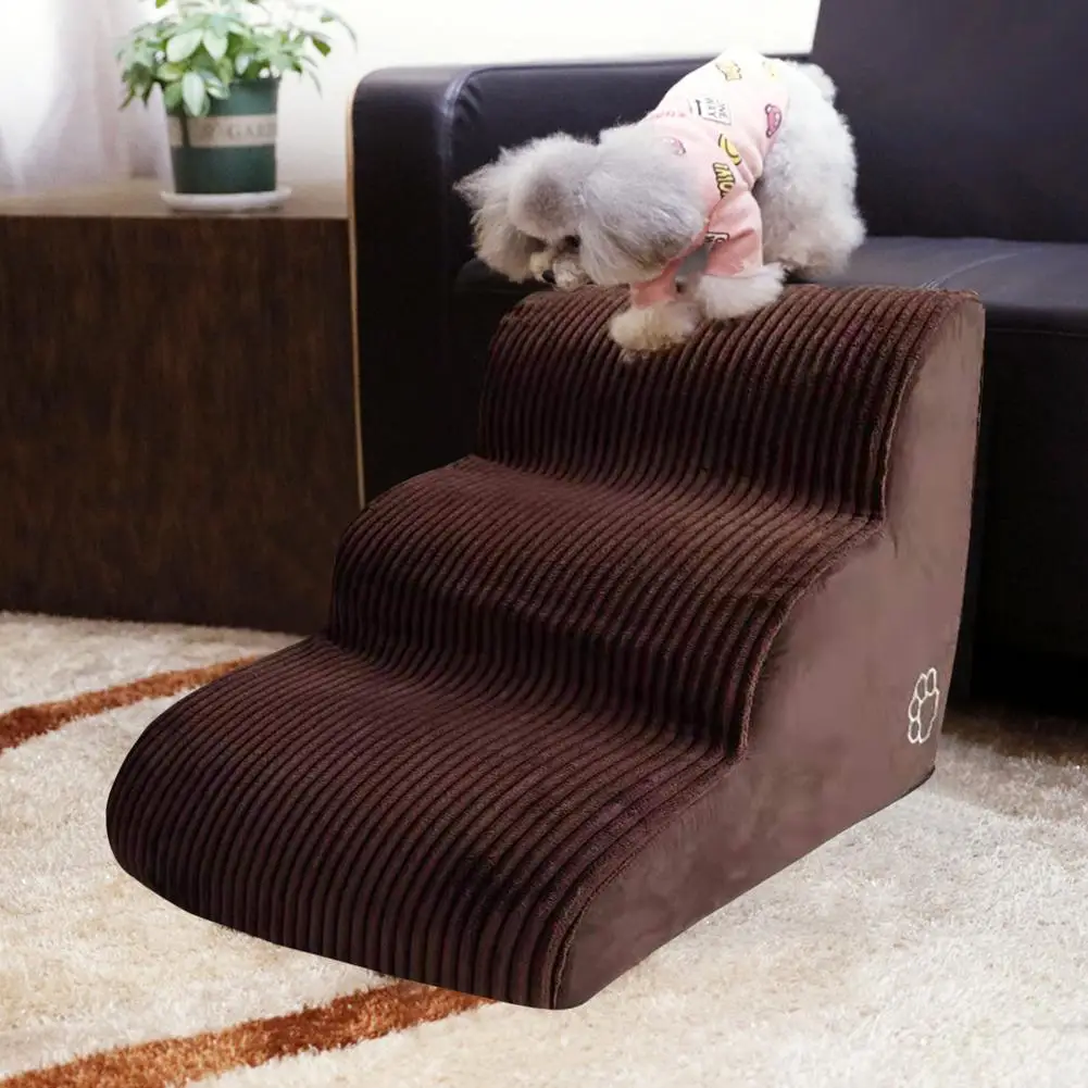 

Pet Supplies Climbing Ladder Slope Dog Stairs Sponge Steps Removable Non-slip Slope Climbing Removable Bed Ladder Small Dog Tedd