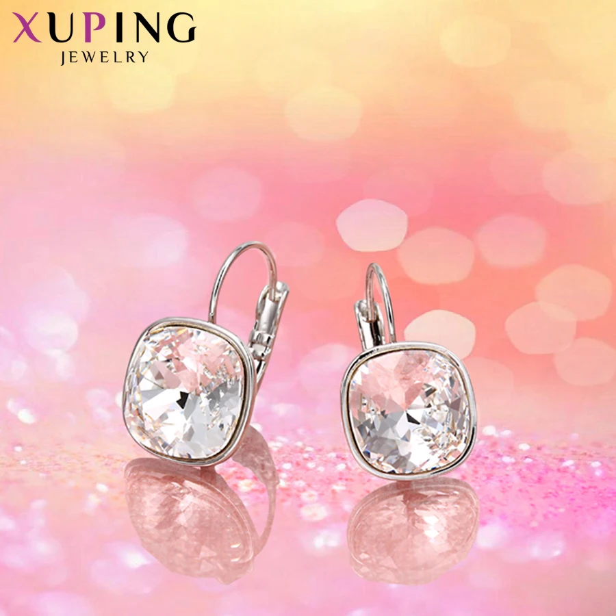 Xuping модные серьги Свадебные подарки кристаллы от Swarovski Красочные очаровательные Висячие серьги для женщин Подарки M42-200