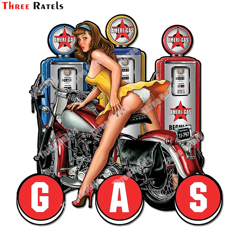 

Three Ratels B177 Retro Pin Up Sexy Girl Laptop Stickers Luggage Skateboard Decals Waterproof Function