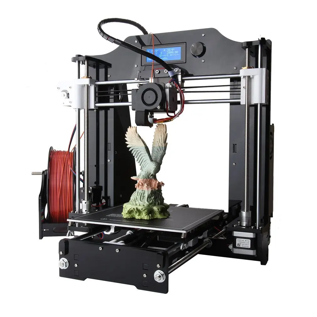 ЖК-экран дисплей 3d принтер машина большой печати размер DIY 3d принтер набор Профессиональная высокоточная печать США/ЕС штекер