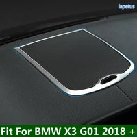 middle console dashboard audio speaker tweeter frame cover trim matte fit for bmw x3 g01 2018 2022 stainless steel accessories