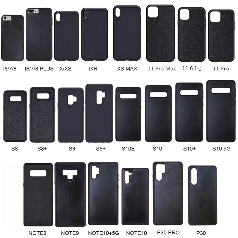

10pcs 2D Blank Groove Heat Transfer Sublimation Case For iphone 12 Pro Max 11 Xr Xs X S21 Plus S20 S10 Note 20 Pro S9