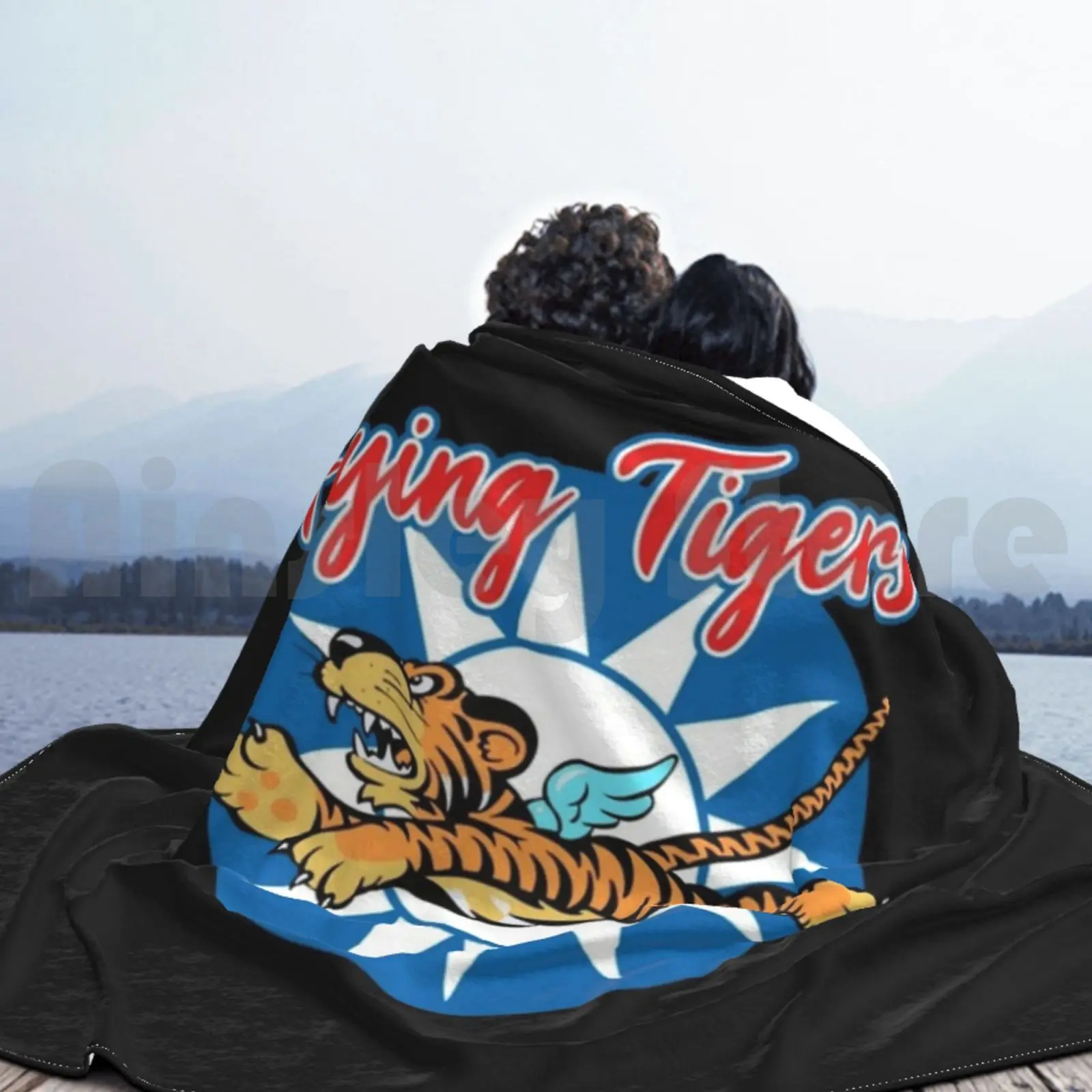 Летающие тигры знаки Второй мировой войны одеяло модные на заказ эскадрилья Usaac