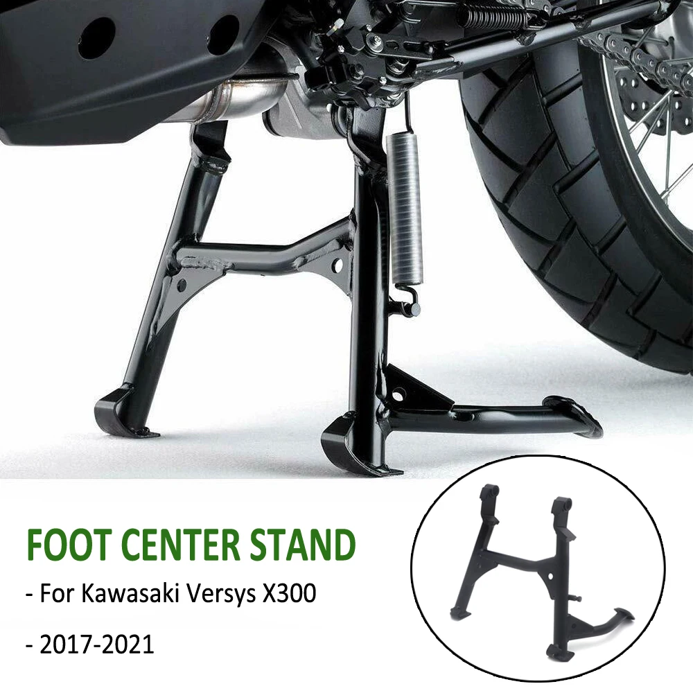 

Черная подставка для мотоцикла, Центральная подставка, подставка для Kawasaki Versys X-300 X300 X 300 Versys-X300 2017-2021 2020