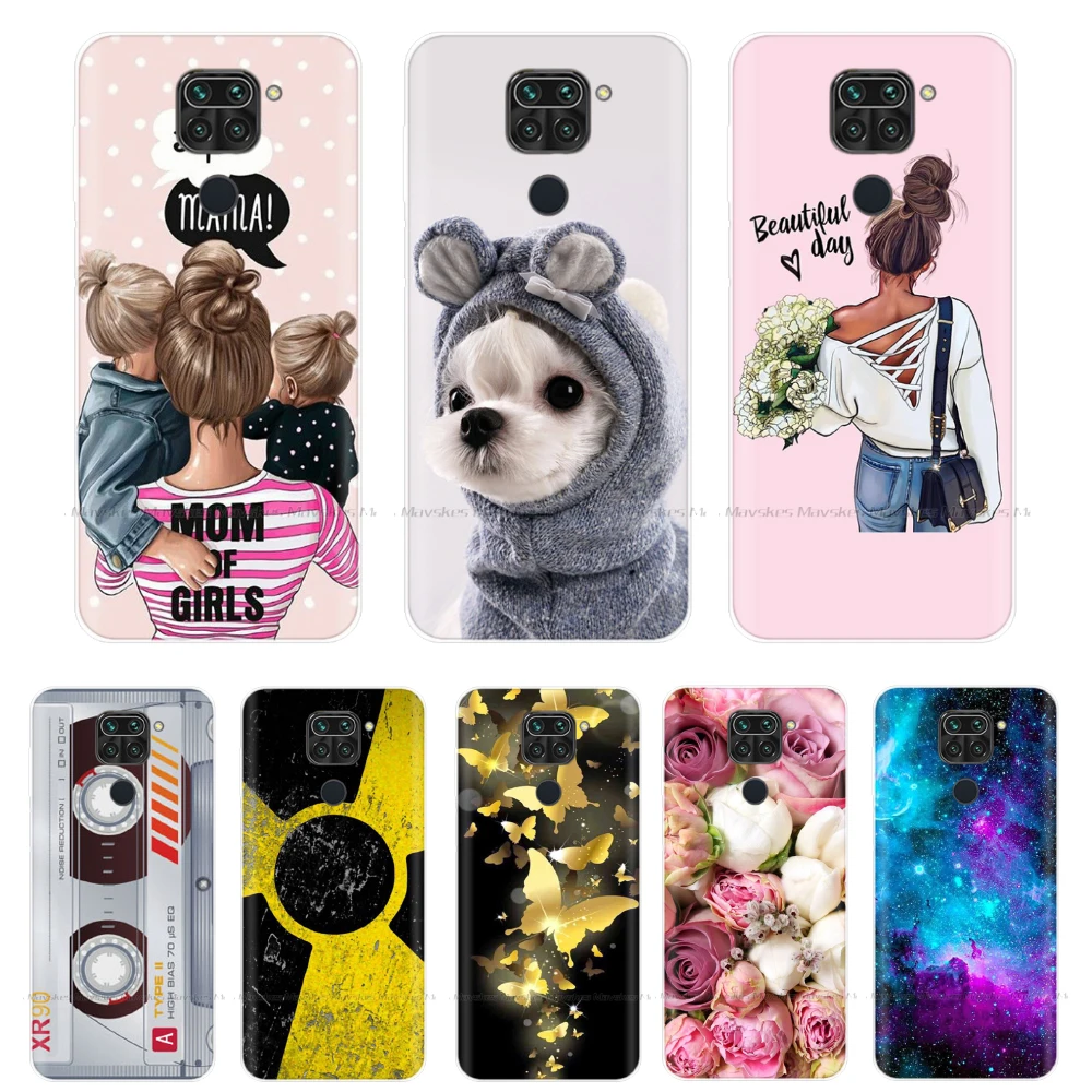 

Silicon Case For Xiaomi Redmi Note 9 Case Note9 Cover Painting Soft TPU Phone Case For Redmi Note 9 9S Pro Max Back Cover Coque