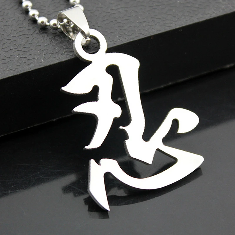 10 шт. подвеска ниндзя из нержавеющей стали модное ожерелье для мужчин и женщин