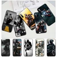 trend mens motorcycle jackets black silicone phone case for huawei y6 y7 y9 prime 2019 y9s mate 10 20 40 pro lite nova 5t cover