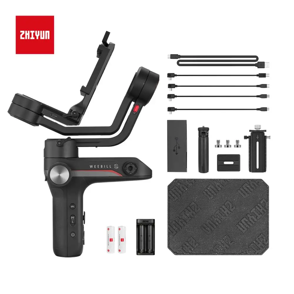 

ZHIYUN Official Weebill S 3-Axis Gimbal Handheld Stabilizer Image Transmission for Canon Sony Etc Mirrorless Camera OLED Display