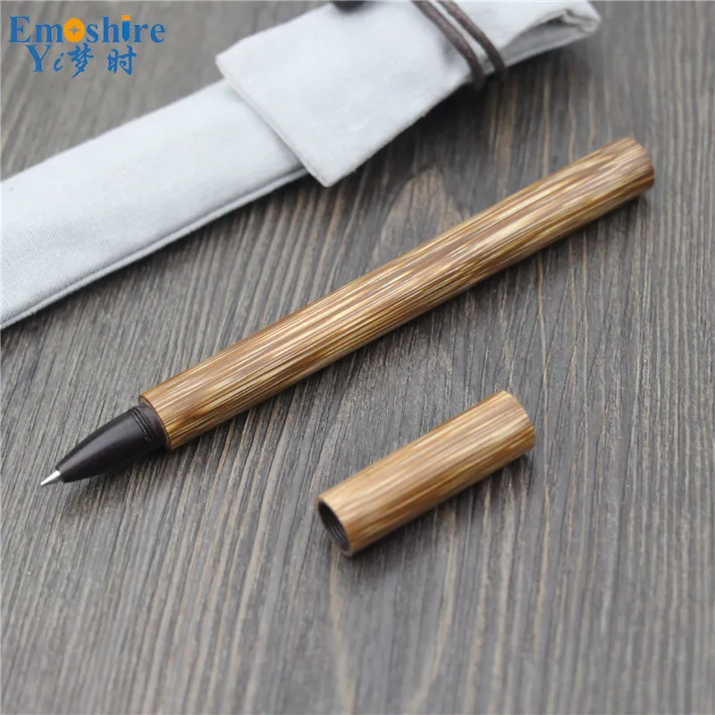 Роскошная бамбуковая шариковая ручка фирменные Канцтовары B для письма деловые