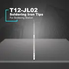 T12 серии жало паяльника T12-JL02 Высокая-класс сварочные инструменты T12 паяльное жало для паяльная станция, ускоренный нагрев