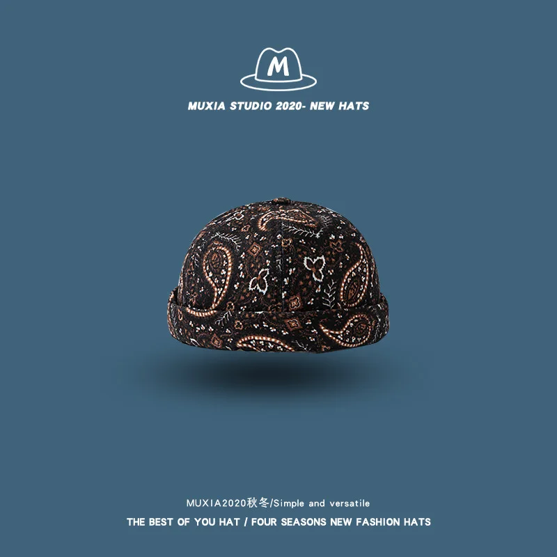 

the han edition yuppie no eaves of course female Japanese retro fashion lovers students hip-hop street landlord hat man