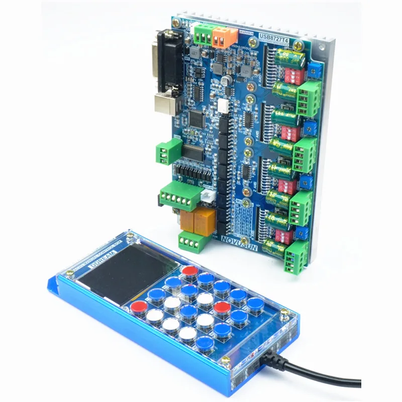 Новый стиль макетная плата USB MACH3 с 4-осевым приводом и ручным контроллером для