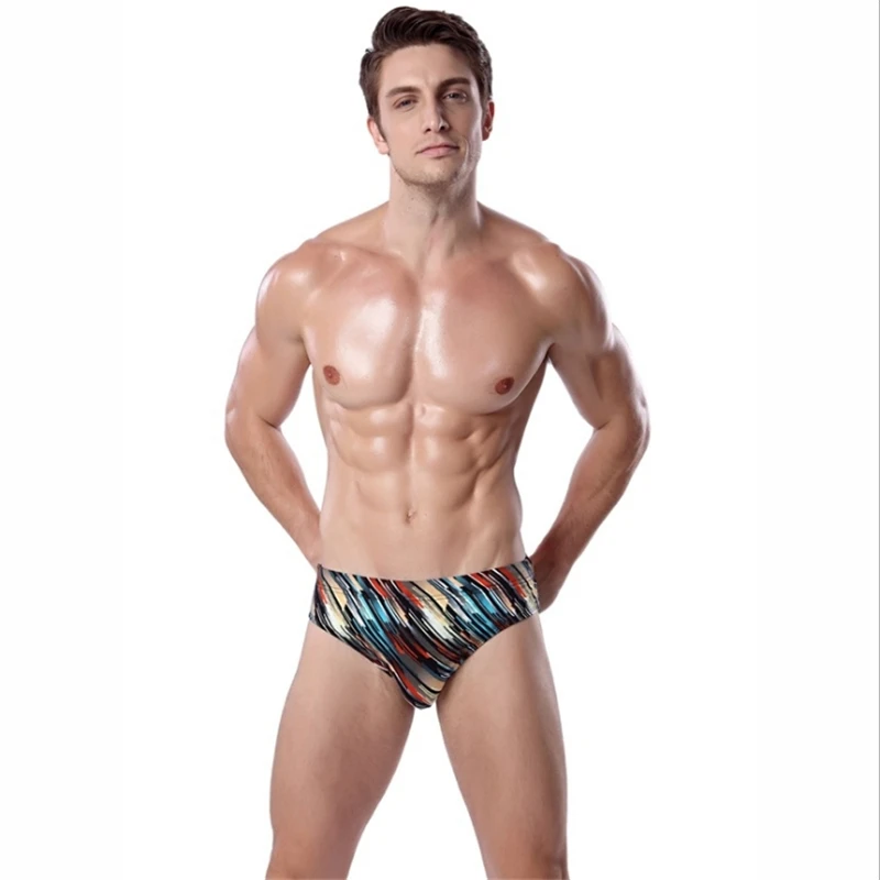Мужские купальники с принтом сексуальные модные пляжные шорты быстросохнущие