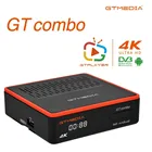 GTMEDIA GT Combo 4K Android 9.0 ТВ БОКС 2GB 16GB Quad Core 3D Ultra 4K Dual WiFi 2.45 GHz DVB-S2XT2C 10Bit спутниковый ресивер