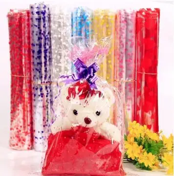 Большая пластиковая подарочная упаковка 100 шт./лот 4 размера прозрачный