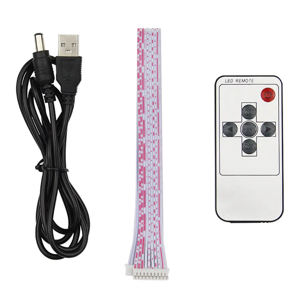 Новый 7 дюймовый 10 1 ЖК дисплей модуль монитора 1024x600 с HDMI + VGA 2AV плата драйвера для