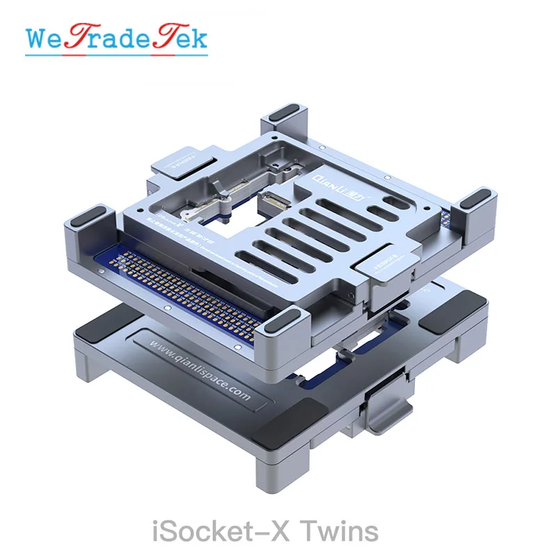 

Qianli iSocket X Twins Double Side Testing Fixture IP X Motherboard Layered Separation Diagnostic Repair Tool Pre-sale
