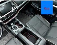 16pcs rubber non slip interior door mat for toyota highlander 2014 2017 accessories