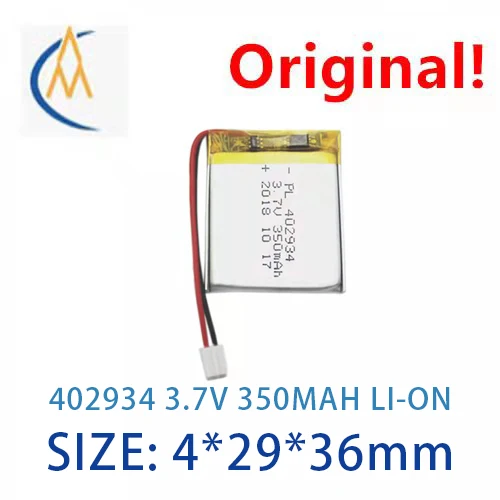 Купите еще дешево литиевая батарея 402934 3 7 в 350 мАч маленький ночсветильник