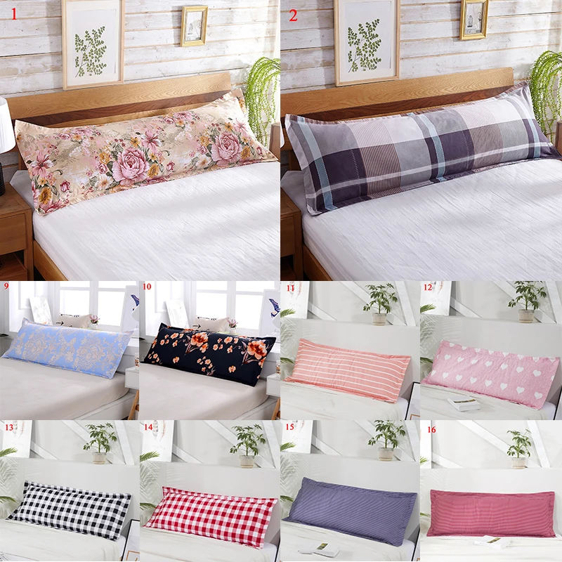 

NEW Twin Bedding Pillowcase Cotton 1.2/1.5 Meters Long Pillows Case Geometric Print Bedding Sets for Lovers Wedding Pillows