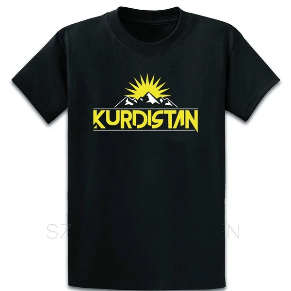 

Cool Kurdistan Kurdish Flag Men's Cotton T-Shirt