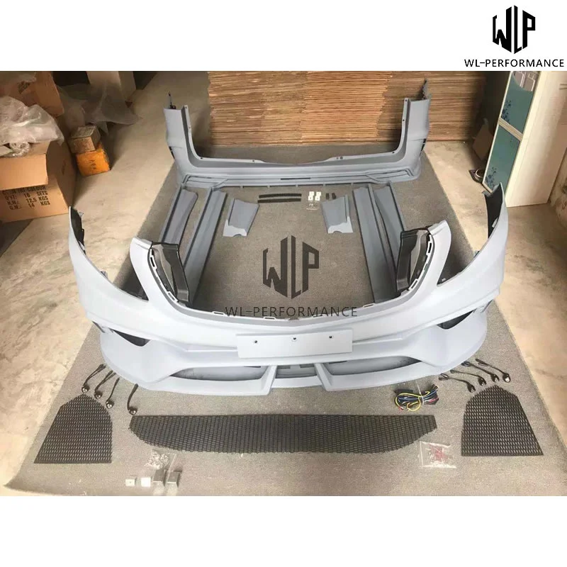V260 высококачественные ПП неокрашенные передние бамперы решетка задний бампер