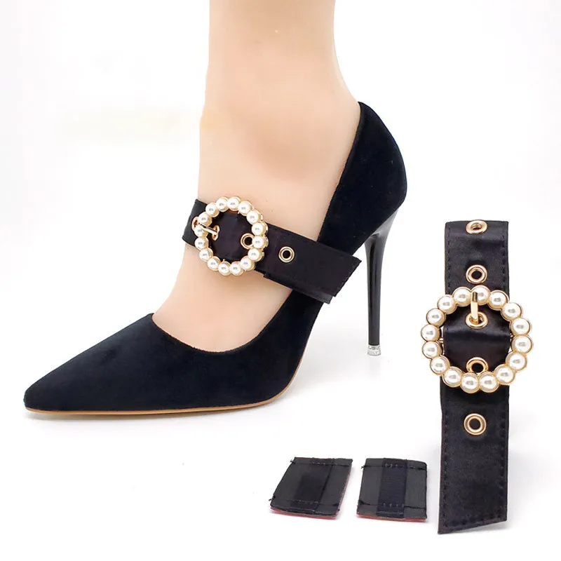 1 пара эластичных шнурков для обуви на высоких каблуках женские шнурки жемчужные