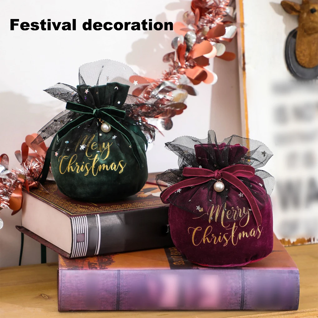 

4 шт., мешочки на шнурке для украшения снеков