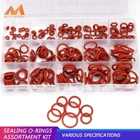 pcp paintball socket silicone o rings red gasket replacements od 6mm 30mm cs 1 5mm 1 9mm 2 4mm 3 1mm 15 sizes 225pcsset hg011