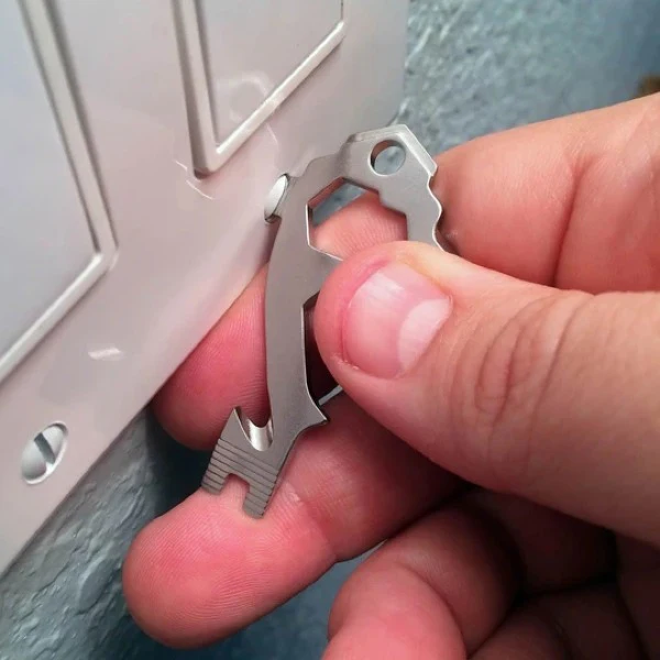 Нержавеющая сталь карманный инструмент 20 в 1 мульти функциональный гаджет для