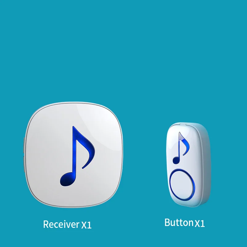 Беспроводной дверной звонок HTZSAFE с дальностью действия 350 м водонепроницаемый