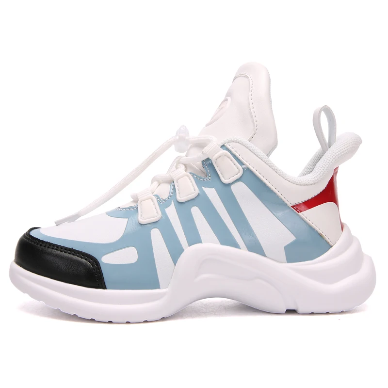 Детская обувь дизайнерские кроссовки на массивной подошве повседневная плоской