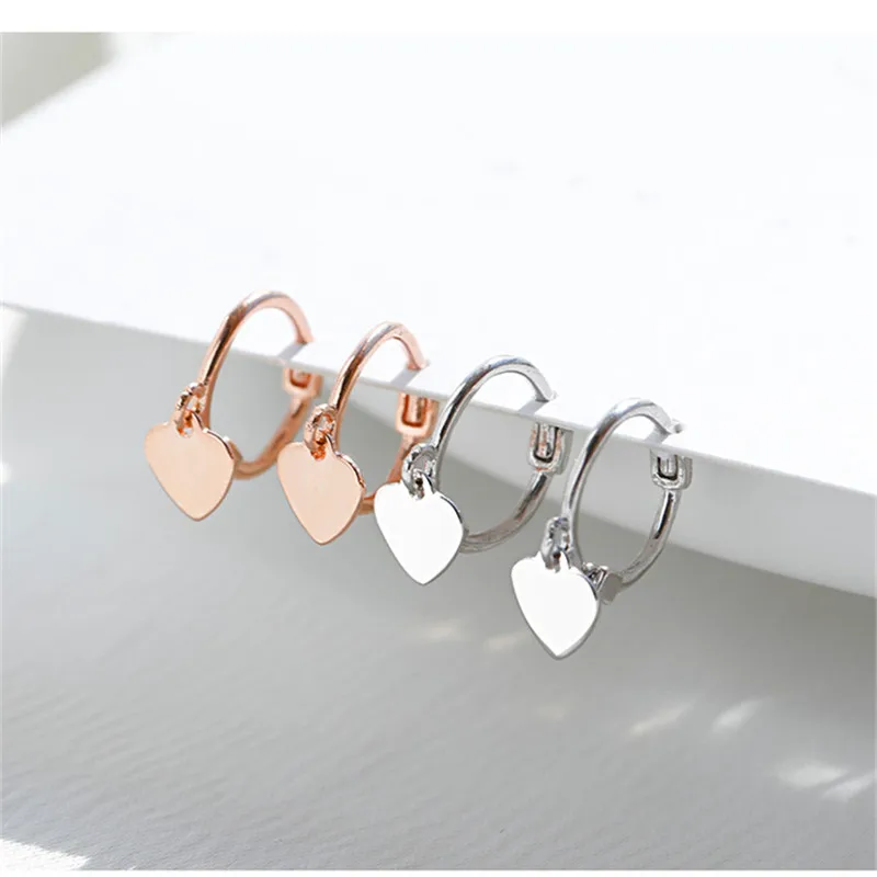 

Pure Silver 925 Earrings Woman Hoops Jewelry Fashion Star Moon Cross Earrings Man Golden Hanging Earring Female Long Accessories