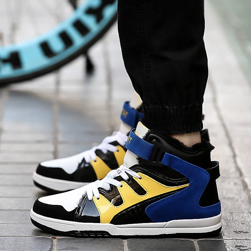 

Men Casual Shoes High Top Sneakers Causal Shoes For Men Zapatos Casuales Para Hombre Casual Black Leather Informales De Fashion