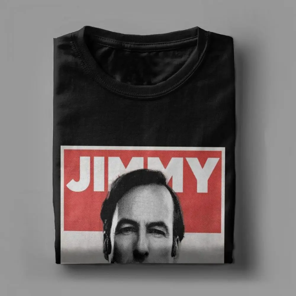 Мужские футболки с надписью Vote Jimmy Better Call Saul из сериала Goodman коротким рукавом