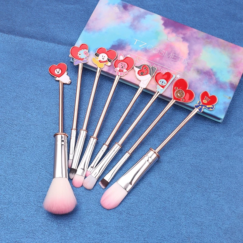 

2021 New Product Creative Cartoon Series Peripheral Gifts High-quality Metal Handle Well-known Youth League Makeup Brush Eyeshad
