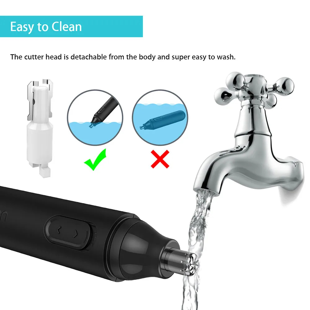 

Xpreen Nose Trimmer Nose Hair Trimmer High-Speed Rotating Waterproof Hair Trimmer For Men Eyebrow Trimming Nose Hair Trimming