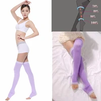 420d 4 colors ladies women nylon shaping leg weight loss over knee fat burning stockings pressure stocking long socks stockings