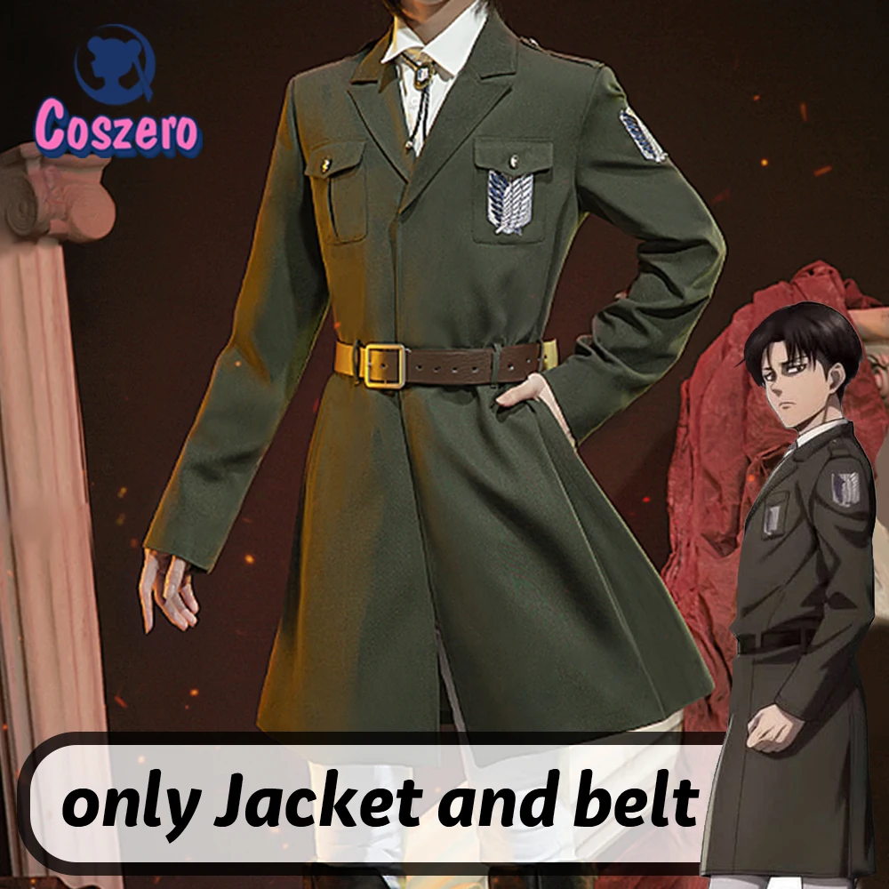 

Attack on Titan Final Season Jacket Cosplay Costume Survey Corps Jacket Eren Jaeger Cosplay