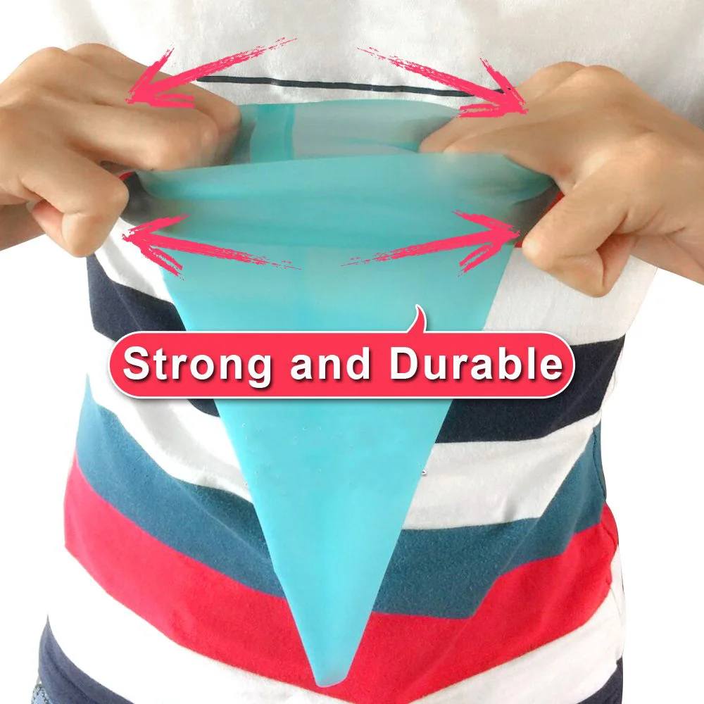 12 шт./упак. силиконовые кондитерские мешки Многоразовые глазировки сумки с бонус