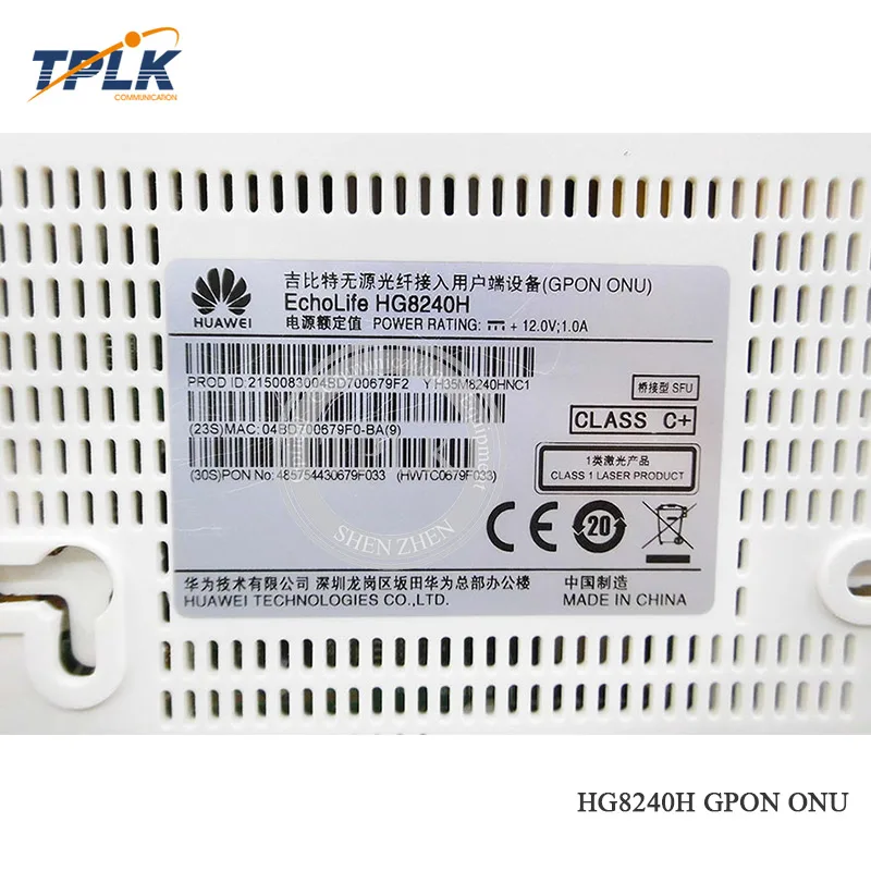 Горячая Распродажа Оригинальный Новый Хуа Вэй HG8240H GPON ONU ONT английский Настройка