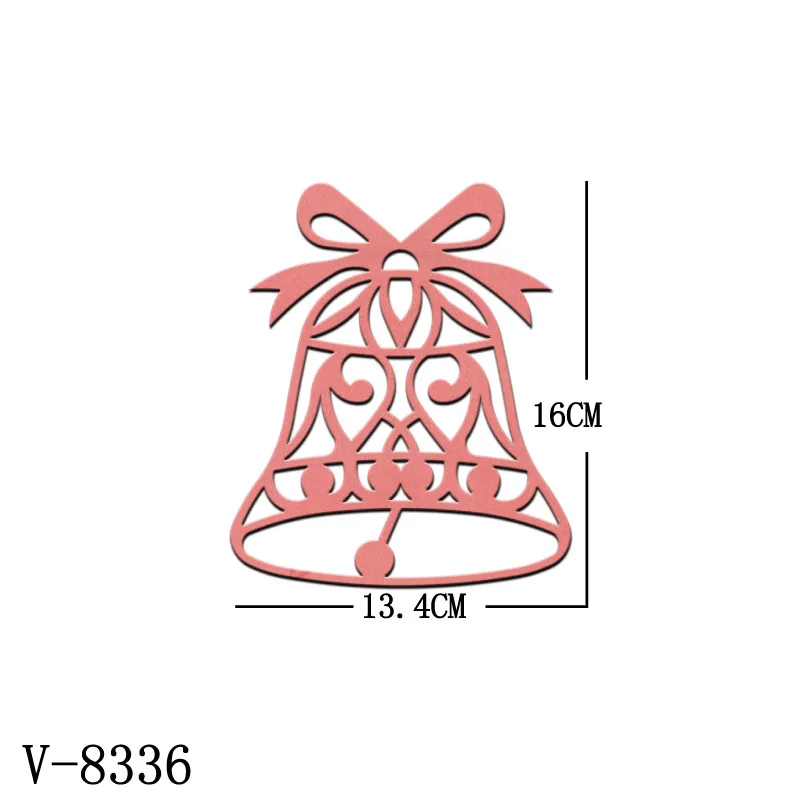 

Новый Рождественский колокольчик, деревянные штампы, скрапбукинг, несколько размеров, V-8336