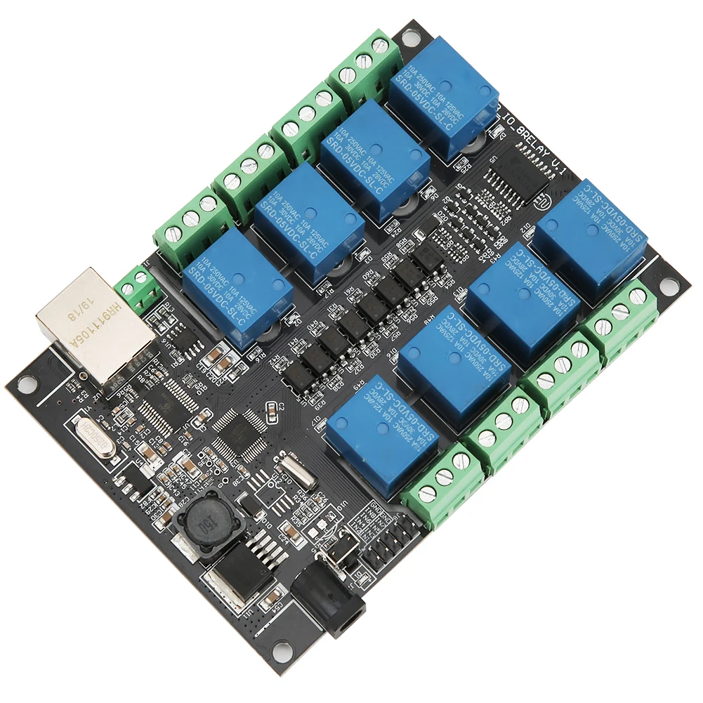Сетевое реле RJ45 8-канальный модуль управления PLC промышленный аксессуар для