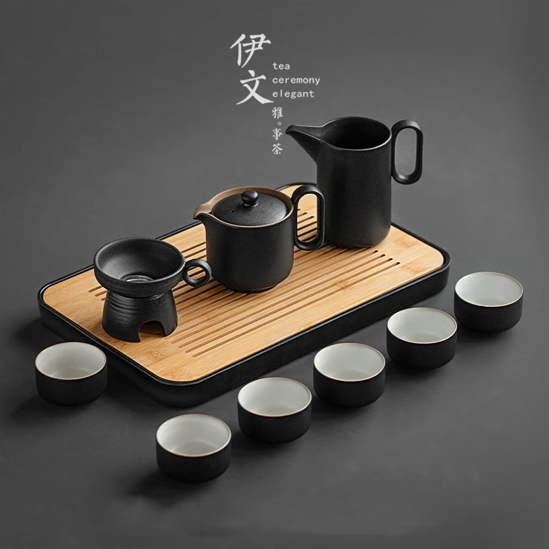 

Японские керамические чайные наборы кунг-фу, чайная посуда, чайный цветочный стандартный набор, чашка для зеленого чая, чайный горшок, таза, ...