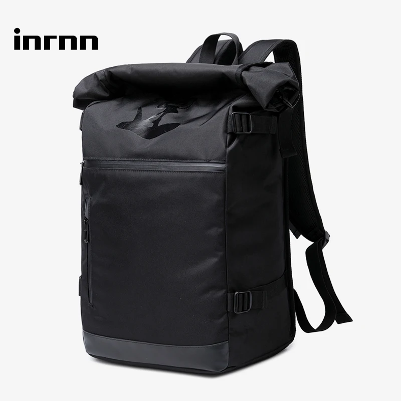 Inrnn мужской Большой Вместительный водонепроницаемый рюкзак модная школьная