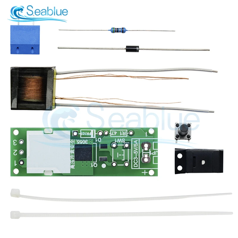 DC 3V-5V Высокая Напряжение генератор Arc воспламенитель модуль катушки комплект шаг