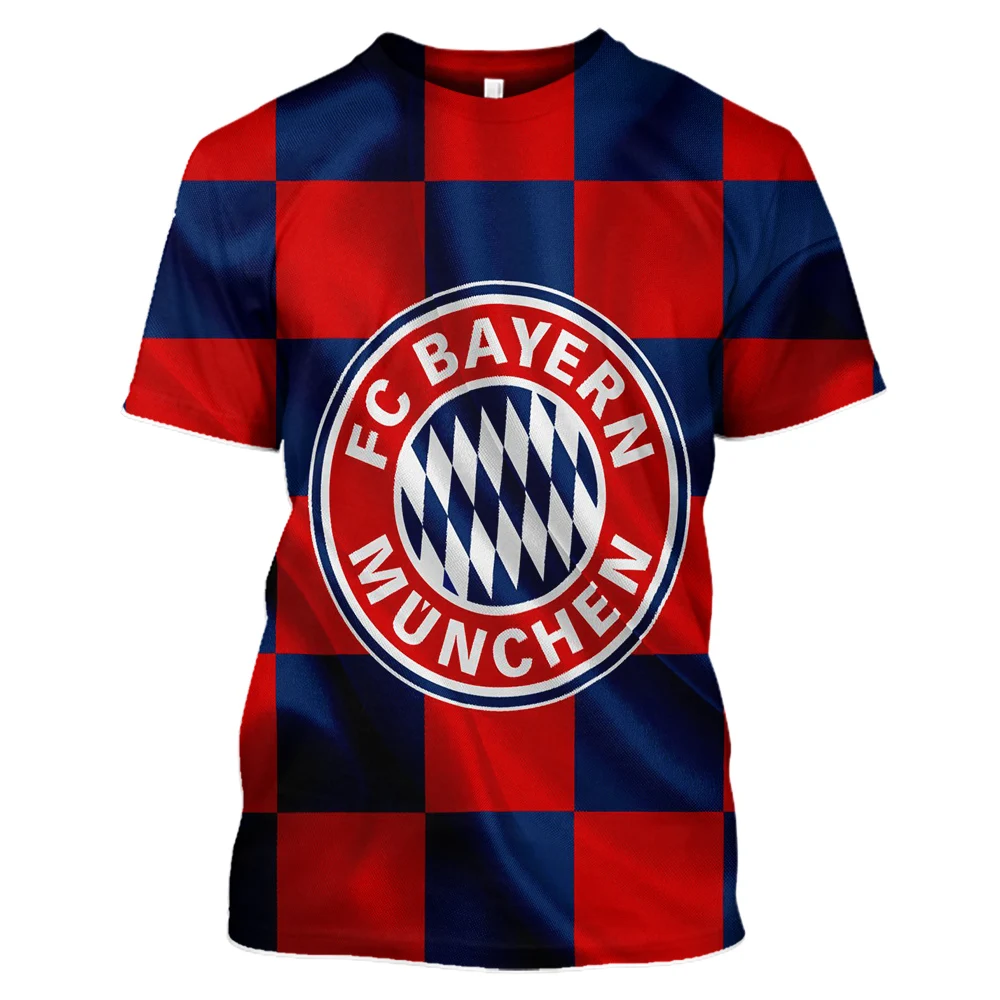 LBG новая 3D печать Bayern Munich Футболка мужская и женская модная спортивная футболка