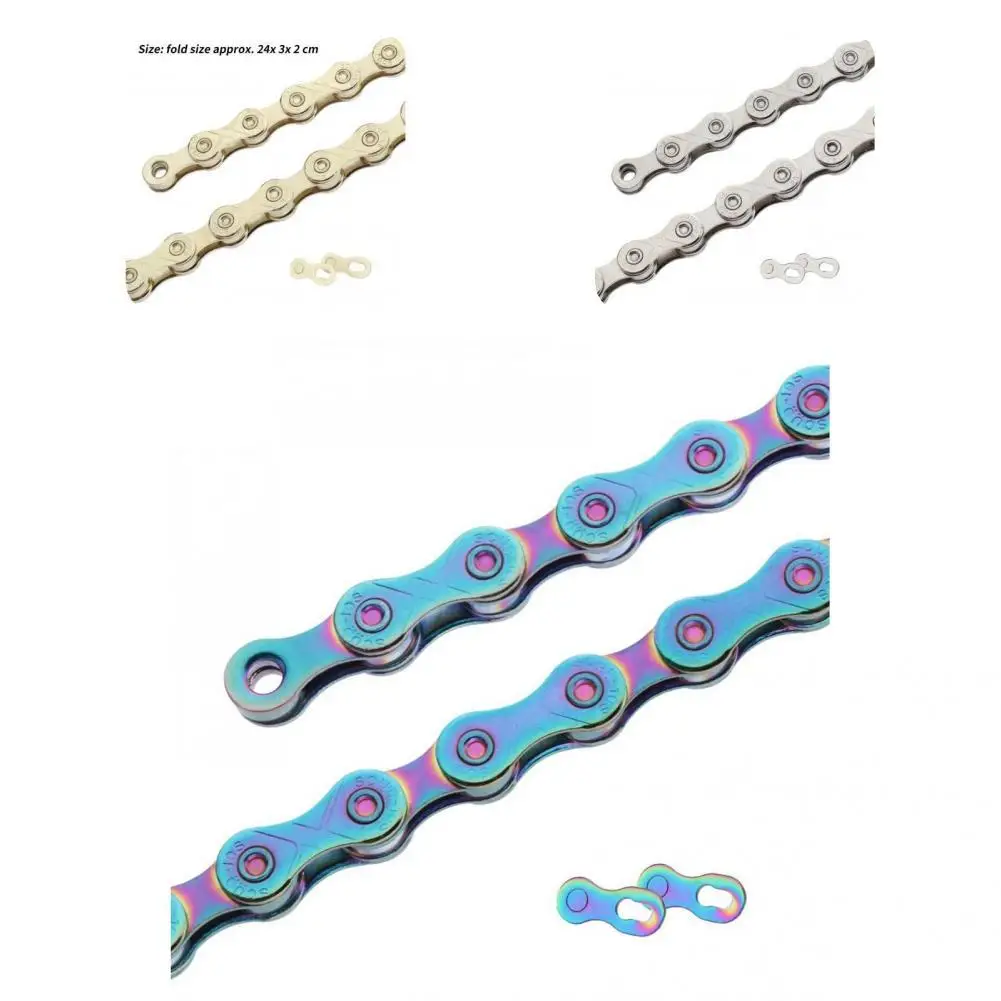 

Stable Durable Good Toughness Road Bike Chain Lightweight MTB Chain Double X Bridge Design for Riding