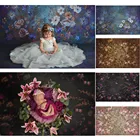 Фон для портретной фотосъемки новорожденных детей Mocsicka с абстрактной текстурой и цветами